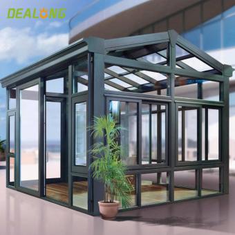 aluminium glass garden greenhouse