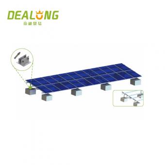 Concrete Aluminum Solar Mounting System